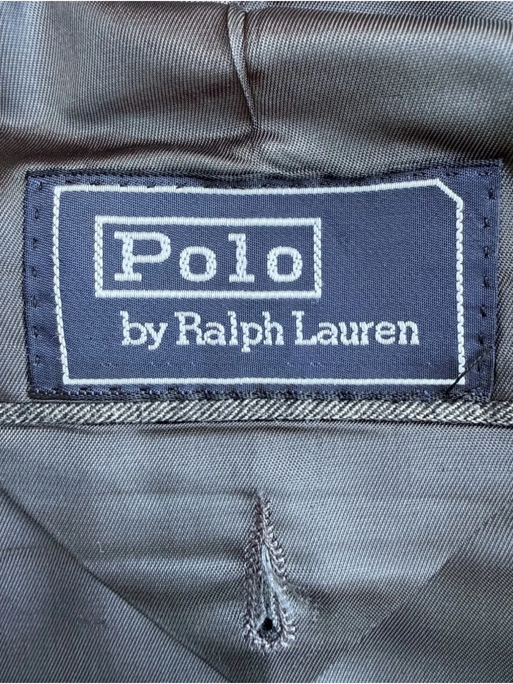 Polo by Ralph Lauren Herringbone Charcoal Gray Wool Suit